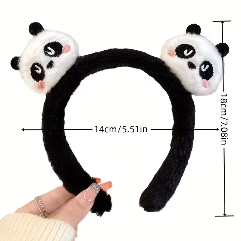 Plush Panda Hair Headband