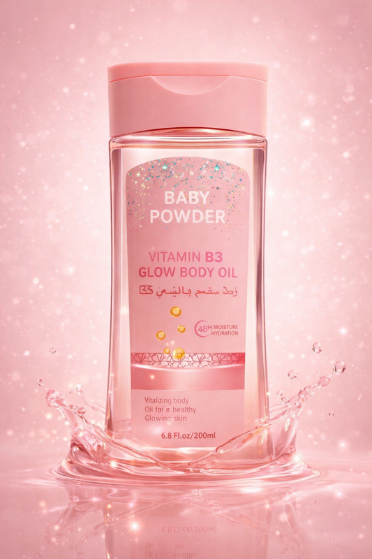 Baby Powder Vitamin B3 Glow Body Oil