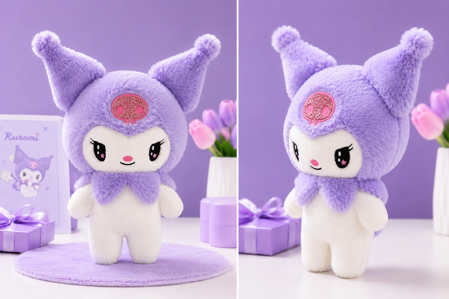 Kuromi Soft Plush Doll - دمية كورومي المحشوة الناعمة