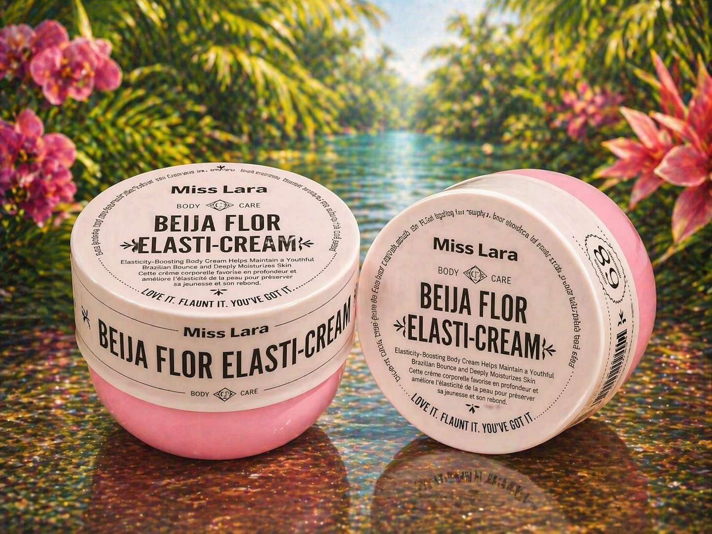 Miss Lara Beija Flor Elasti-Cream Body Cream - كريم الجسم بيجا فلور إيلاستي من ميس لارا