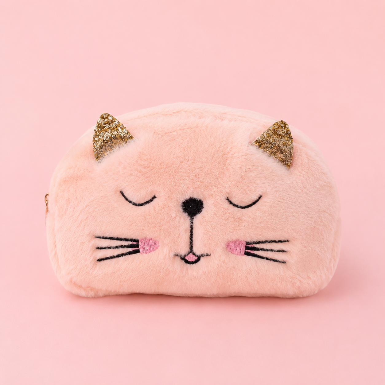 Cute Cat Plush Pouch