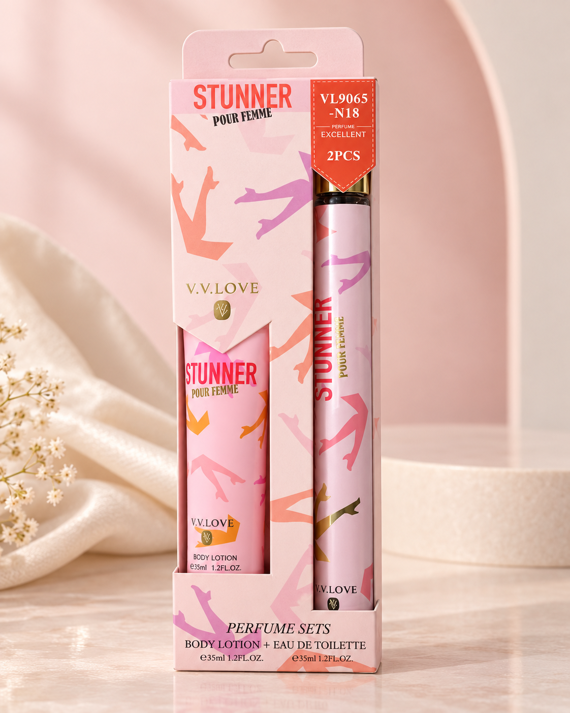 V.V.LOVE Mini Perfume & Body Lotion Gift Set