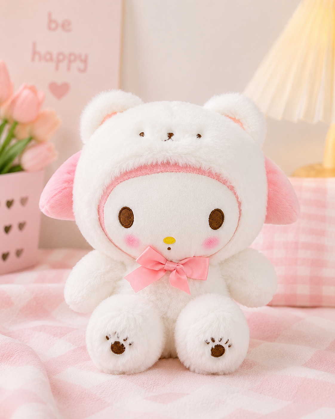 White Bear Kawaii Plush Doll