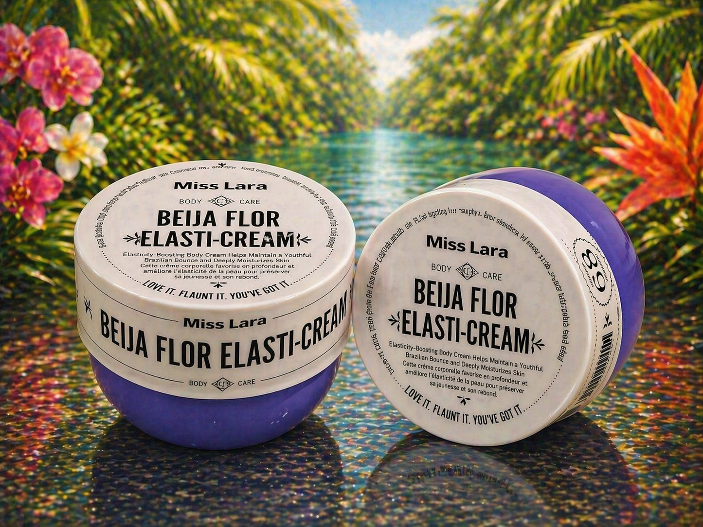 Miss Lara Beija Flor Elasti-Cream Body Cream - كريم الجسم بيجا فلور إيلاستي من ميس لارا