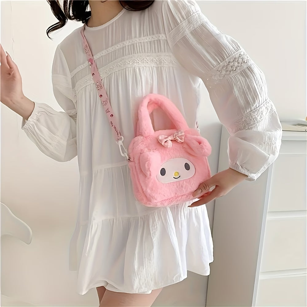 My Melody & Hello Kitty Plush Mini Bag