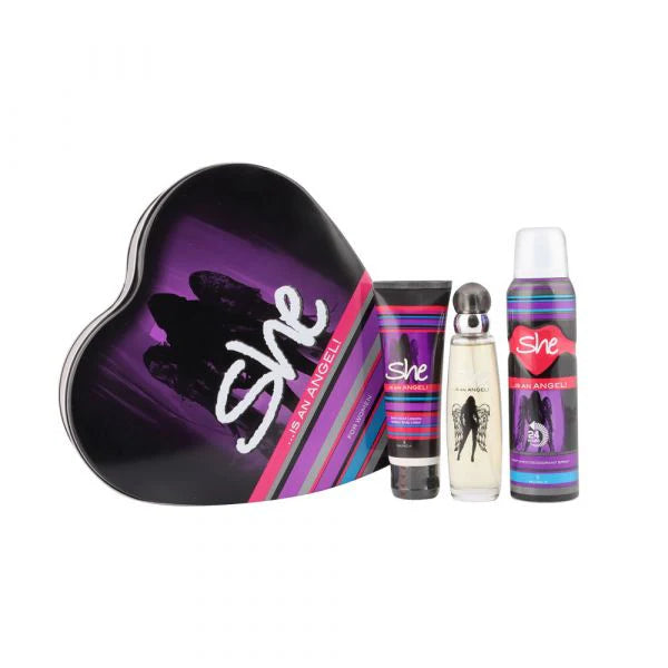 She Perfume Gift Set – Heart Edition