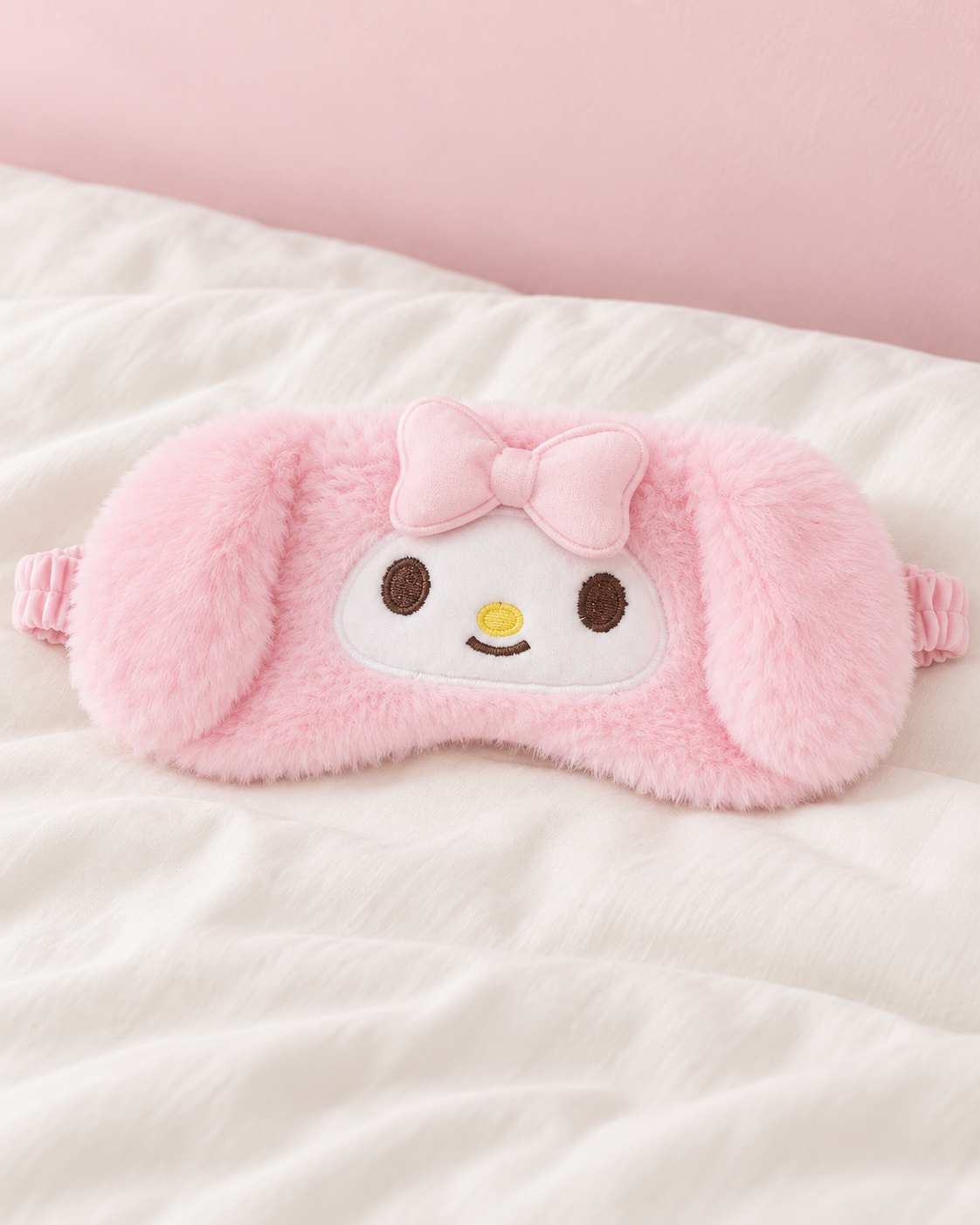 My Melody Pink Plush Sleep Mask
