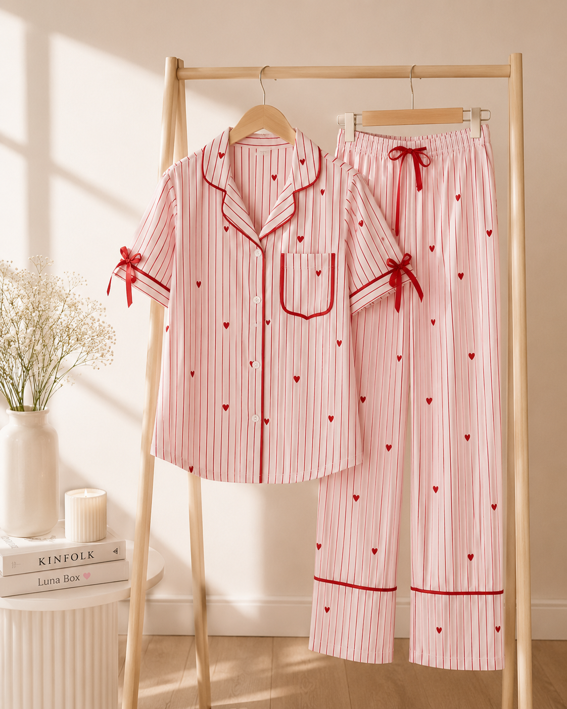 Cherry Hearts Cozy Gift Set