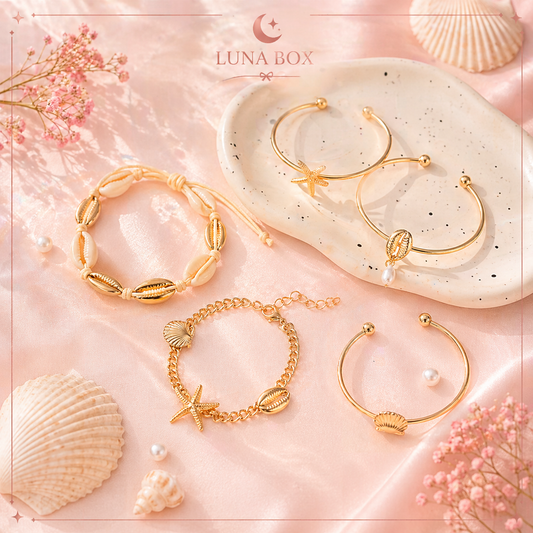 Luna Ocean Charm Set - طقم لونا أوشن شارم 🌊