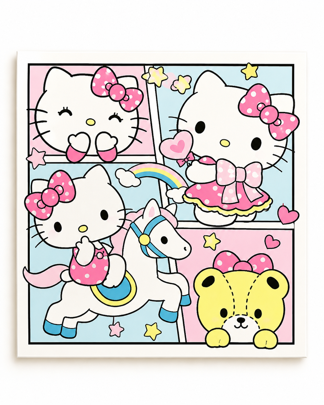 Cute Paint by Numbers Canvas Kit