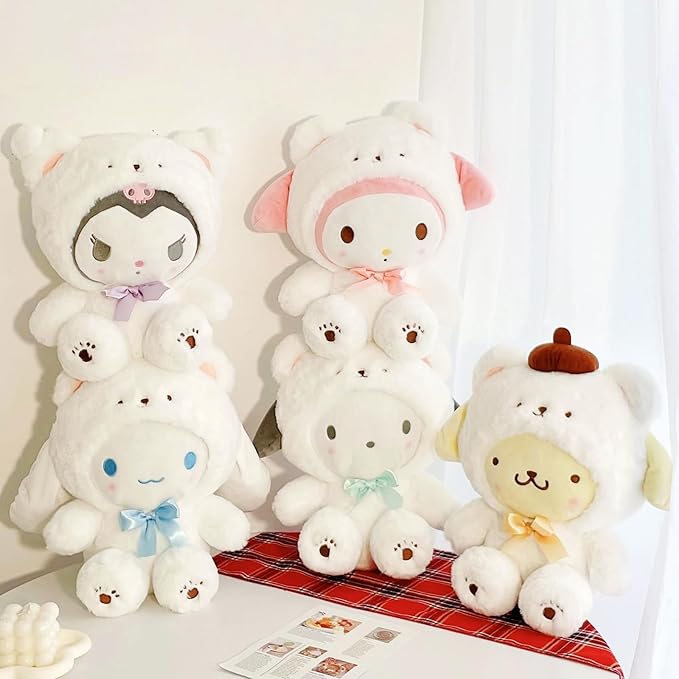 White Bear Kawaii Plush Doll
