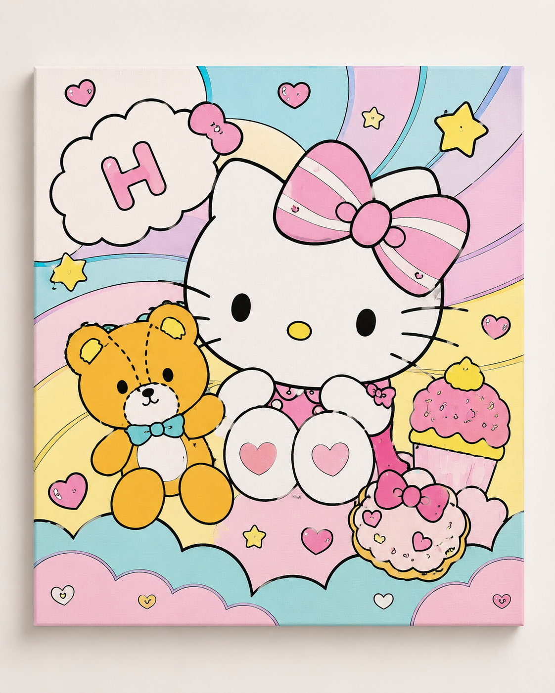 Cute Paint by Numbers Canvas Kit