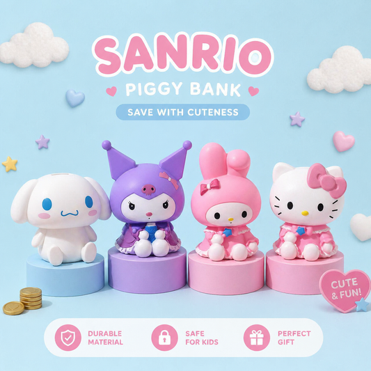 Sanrio Cute Character Piggy Bank Collection - حصّالة شخصيات سانريو الكيوت