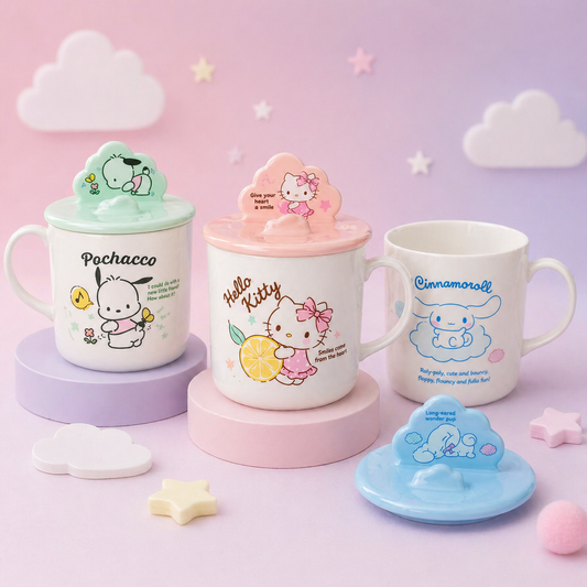 Sanrio Phone Holder Mug - كوب سانريو مع حامل موبايل