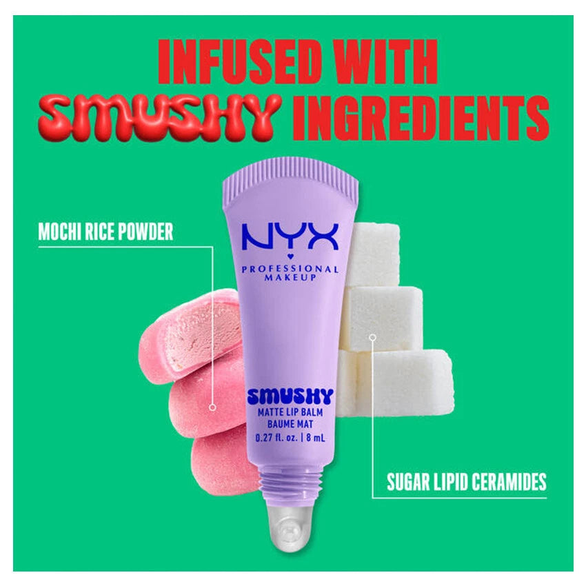 NYX Smushy Matte Lip Balm (original) - مرطب شفاه مطفي سموشي